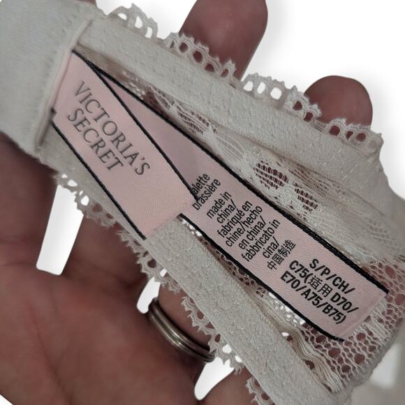 Victoria's Secret Long Line Halter Bralette in Coconut White
Size Small GUC - Picture 5 of 5